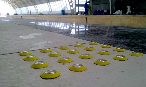 Piso tátil elementos