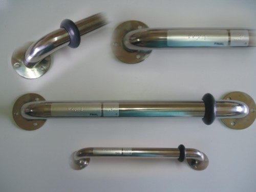 Sinalização Braille para corrimão