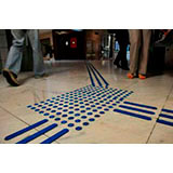 Instalações para pisos táteis