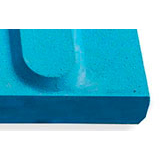 Pisos táteis de concreto