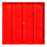 Pisos táteis de PVC argamassado