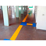 Pisos táteis na Zona Sul