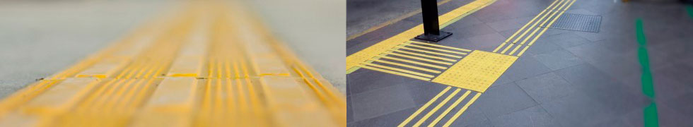 piso para deficiente visual